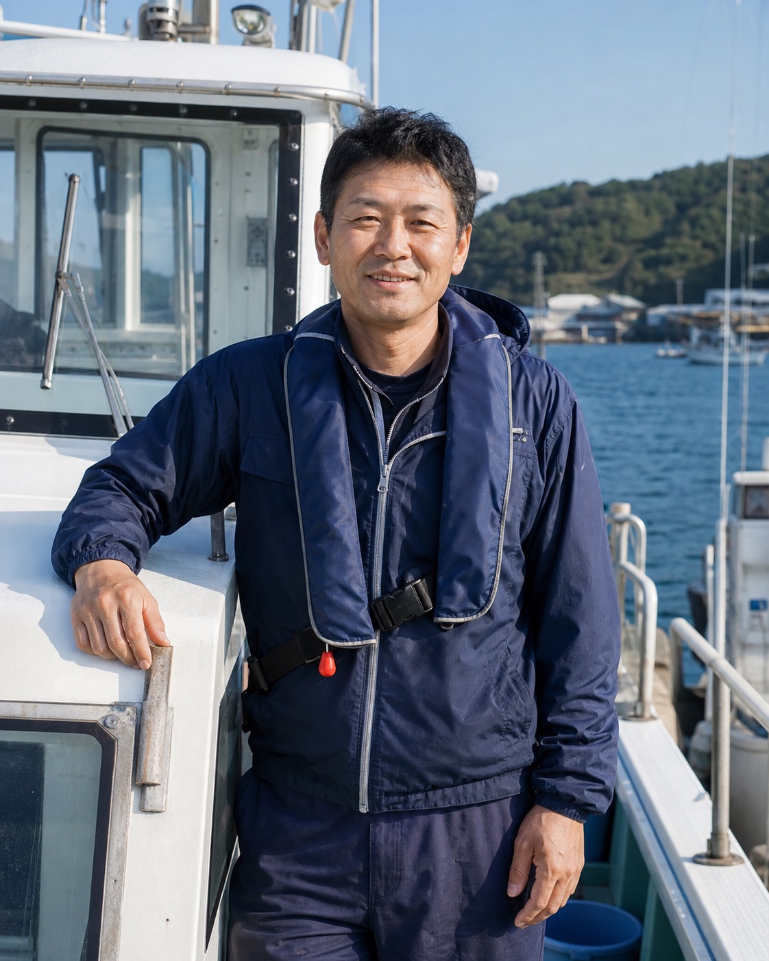 架空の船長、山本海斗の人物写真